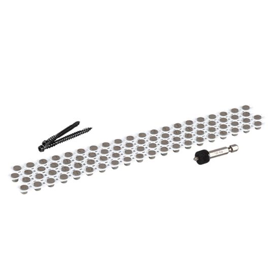 Olympic Manufacturing Cortex Hidden Fastening System for Azek Advanced PVC Decking - 100 Sq. Ft. Kit — FMCTX-AZ100SFCG
