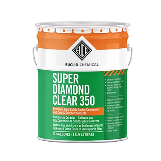 Euclid Chemical Super Diamond Clear 350 Cure & Seal for Concrete - 5 Gallon Pail — EUCSDC3505G