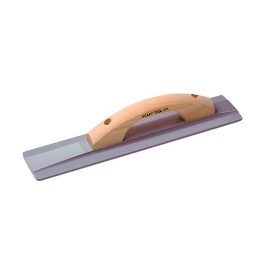Kraft Tool 16" x 3-1/4" Square End Magnesium Hand Float with Wood Handle