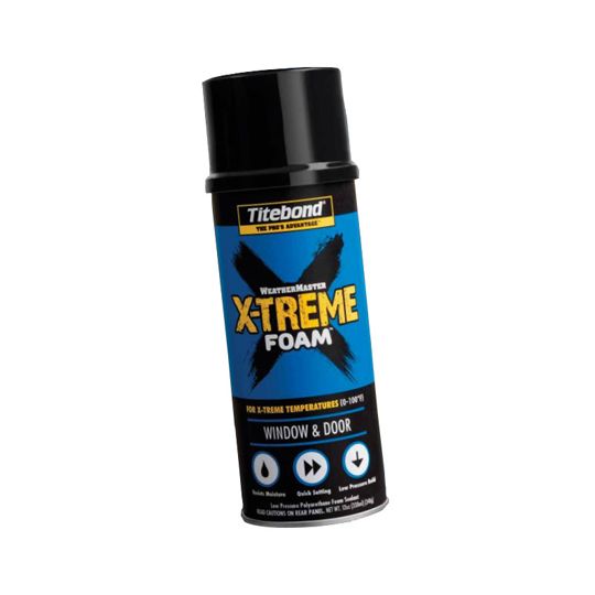 Titebond WeatherMaster X-treme Window & Door Foam Sealant - 12 Oz. Spray Can