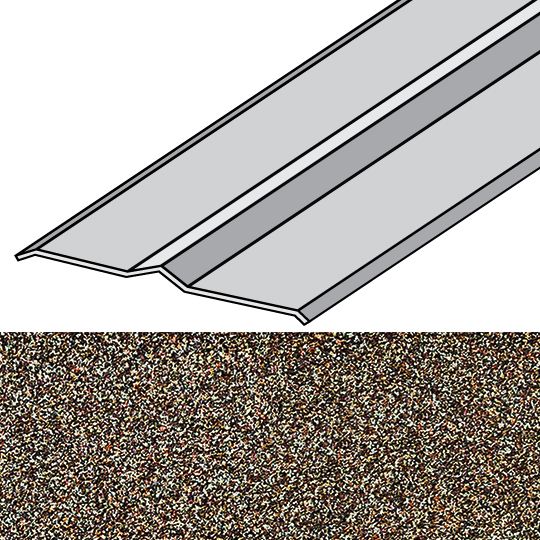 Unified Steel 4-1/2" x 79" Valley Center Cover — BORVCC79TW