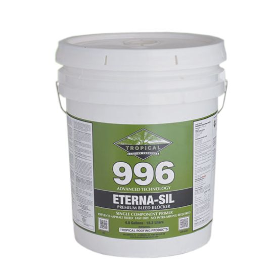 Tropical Roofing Products 996 Eterna-sil Premium Asphalt Bleed Blocker - 5 Gallon Pail — TRO996ESPABB5G
