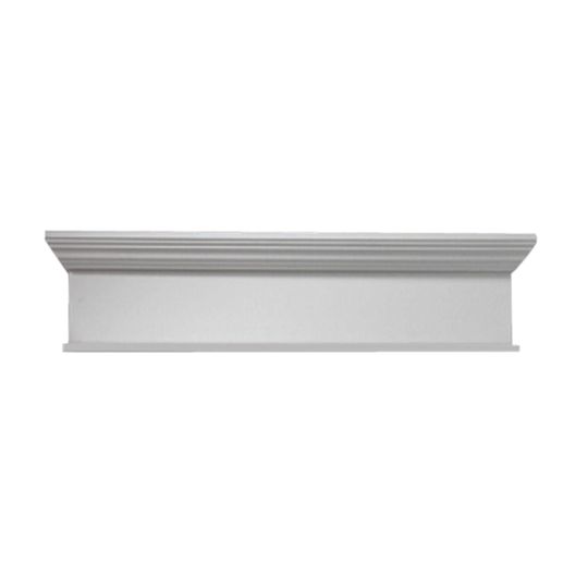 Fypon Molded Millwork 10" x 76" Window Crosshead with Bottom Trim