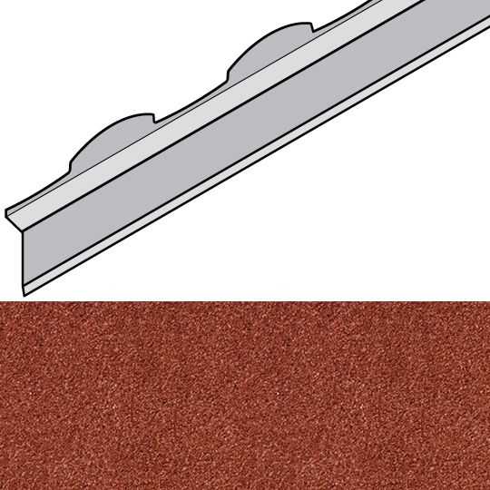 Unified Steel 3-3/4" x 79" Barrel-Vault Birdstop — BORBS37579SR