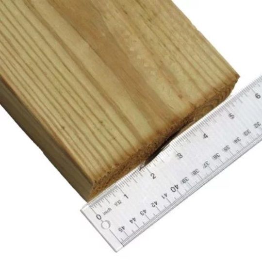Tomball Forest Products 2" x 6" x 16' Kiln Dried After Treatment Southern Yellow Pine