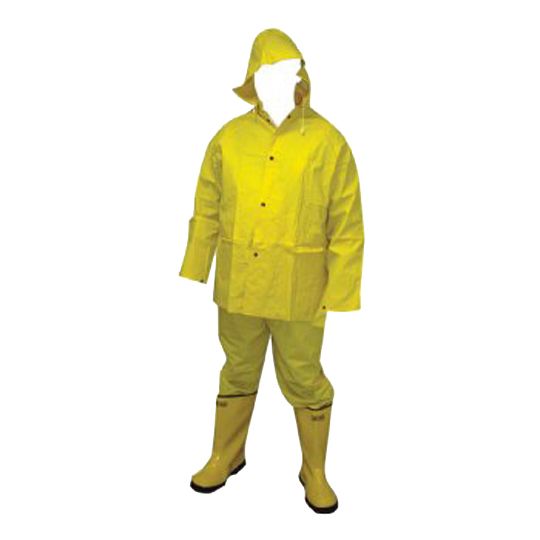 C&R Manufacturing Hi-Vis Water Proof 3-Piece Rain Suit - Size 3X-Large