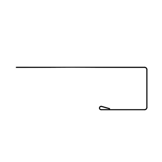Klauer Manufacturing Company 5" x 10' Style C Roof Edge with Hem