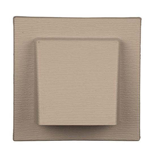 Mid-America Hooded Vent Water Management Block for Fiber Cement Siding — MABFMMHV4357