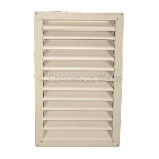Lomanco 14" x 24" 100-Series Square Flush Mount Gable Louver — LOM1001424W