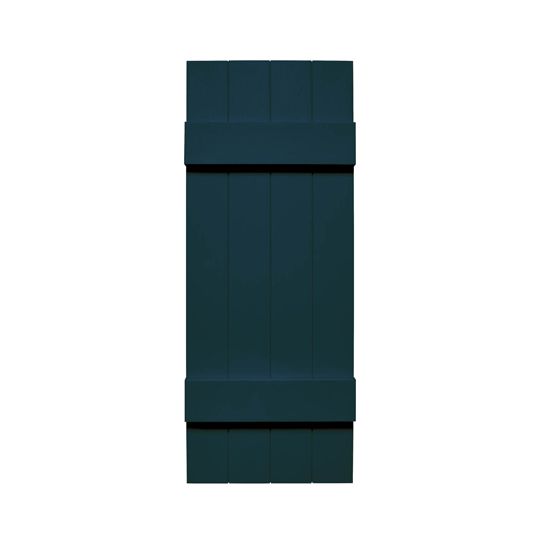 Mid-America Board-N-Batten Standard Four-Board Joined Shutter — MABBNB4MBL24