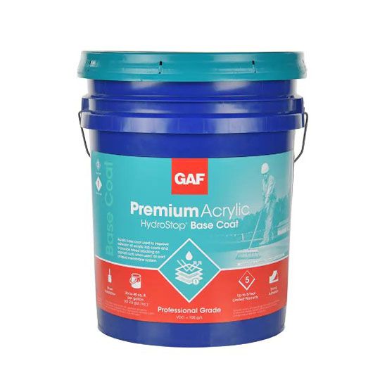 GAF Premium Acrylic HydroStop Base Coat — GAFPHSBC5