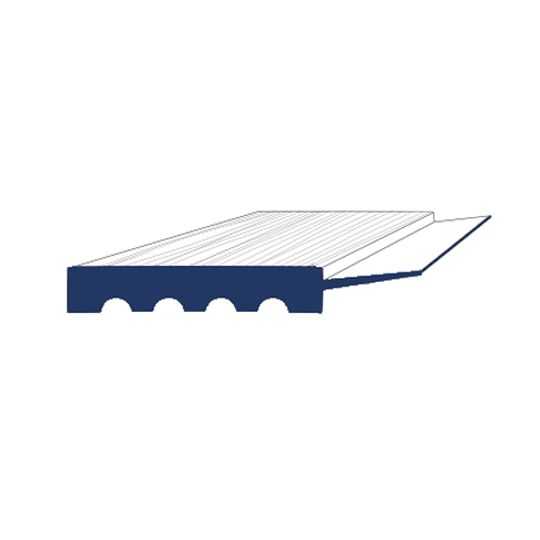 Azek 7/8" x 2" x 7' Garage Door Thermostop Moulding