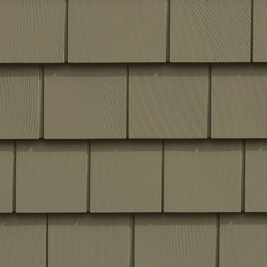 CertainTeed Siding Cedar Impressions Triple 5" Straight Edge Sawmill Polymer Shingle Siding — CERCIT5SSHS