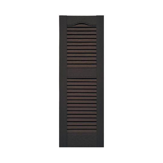 Mid-America Standard Cathedral Top Open Louver Shutter — MABLSMB1243