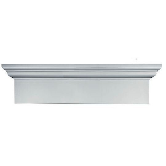 Mid-America Standard Flat Panel Window Header with Keystone — MABFHWKS943030