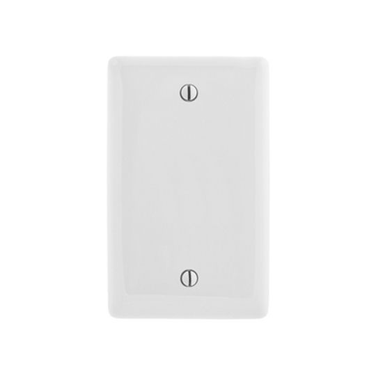 Hubbell Single Gang Box Mount Blank Wall Plate
