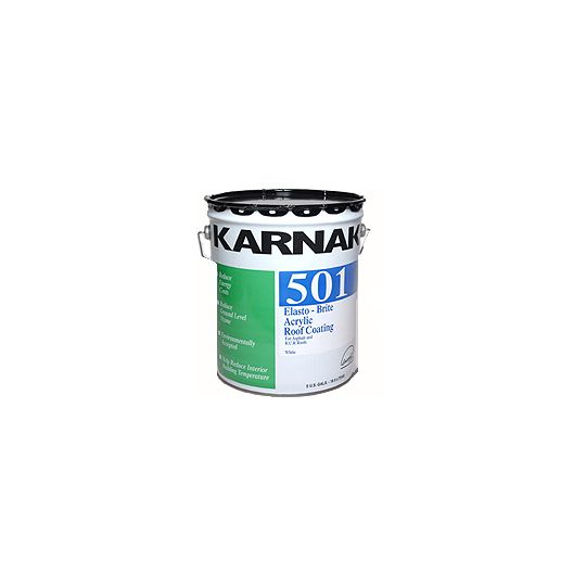 Karnak #501 Elasto-Brite Elastomeric Acrylic Roof Coating - 55 Gallon Drum