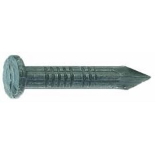 Maze Nails 1" Fluted Shank Bright Masonry Nails - Carton of 50 Lb.