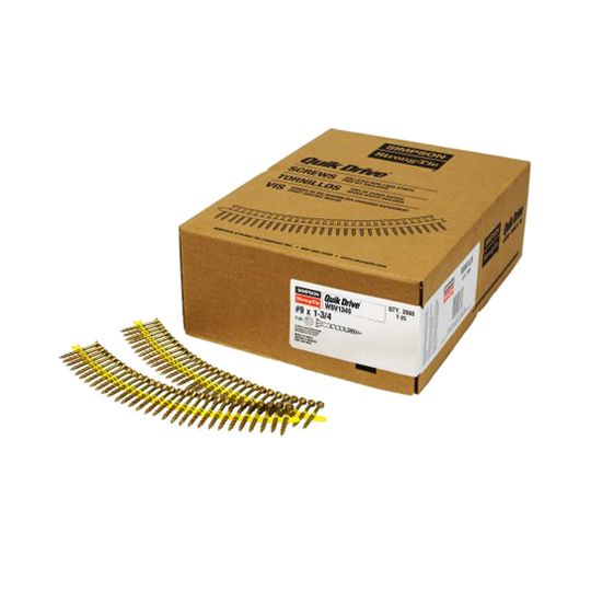 Simpson Strong-Tie #9 x 1-3/4" Strong-Drive T-25 Zinc Coated 6-Lobe Subfloor Screw - Box of 2,000
