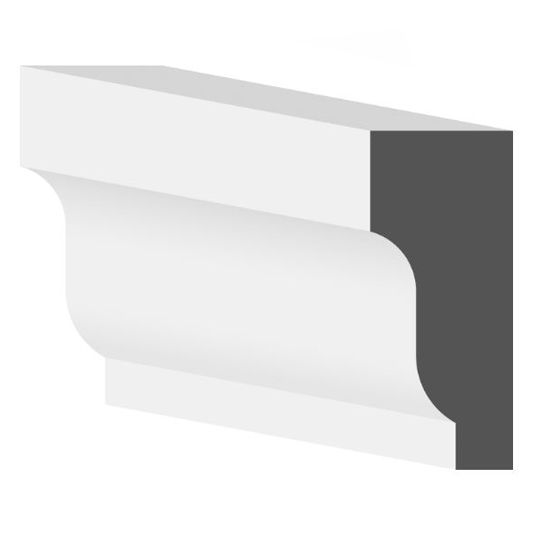 Boise Cascade 11/16" x 1-5/8" x 16' PVC Shingle Molding