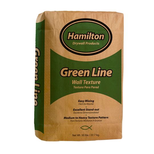 Hamilton Drywall Products Green Line Ez Spray Wall Texture - 50 Lb. Bag