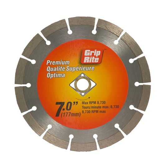 PrimeSource 7" Premium Segmented Diamond Blade