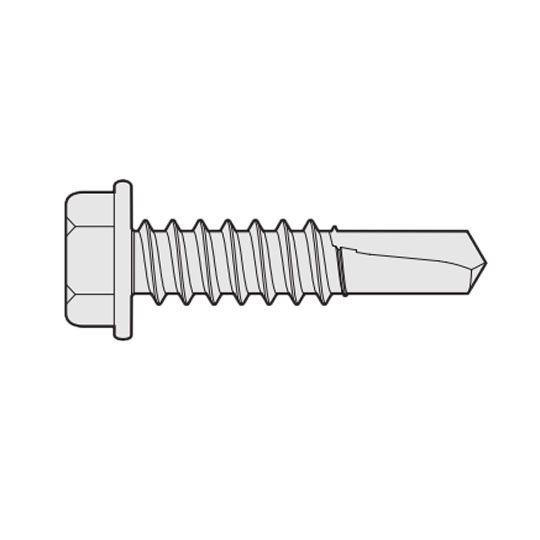 Starborn Industries #10 x 3/4" Hex-Head Drill Point Screws - Carton of 7,000