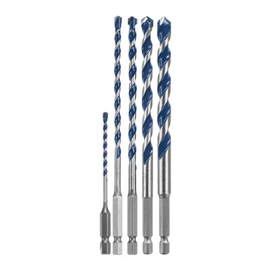 Bosch 5-Piece BlueGranite Turbo Carbide Hammer Drill Bit Set