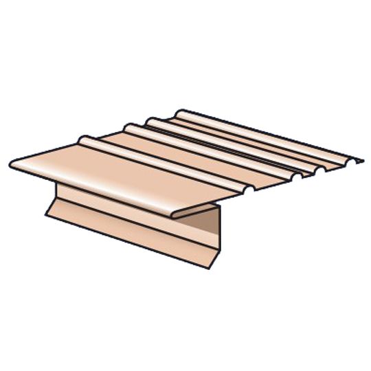 Berger Building Products .019" F5 Open Mill Finish Aluminum Drip Edge