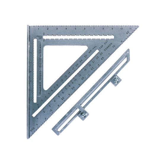 Swanson 12" x 12" The Big 12 Framing Square with Layout Bar