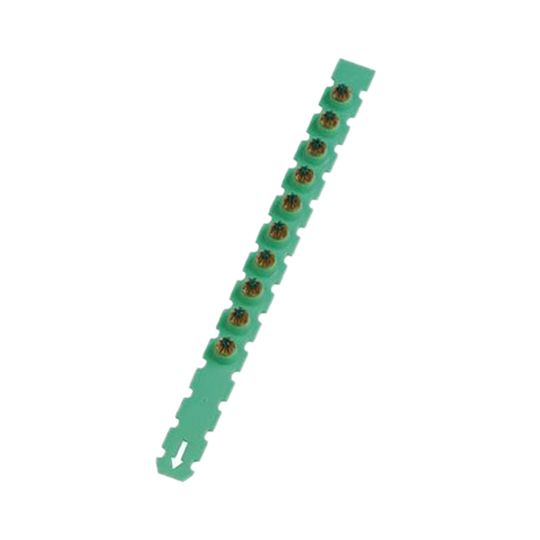 Powers Fasteners .25 Caliber 10-Load Powder Strips - Green - Box of 100