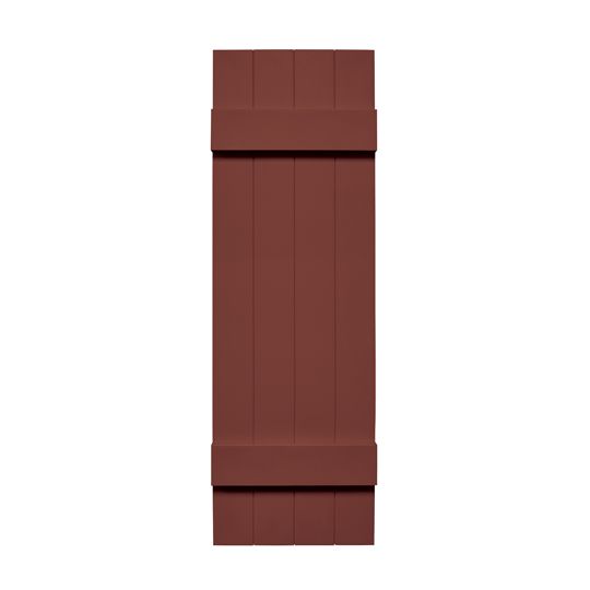TRI-BUILT Standard Board-N-Batten 4-Board Joined Shutters (Pair) — TRI031451027