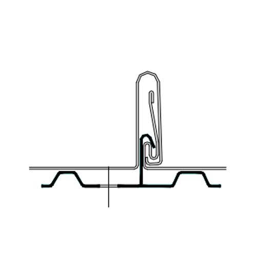 ATAS International 24 Gauge Galvanized Steel Mrd Raised Anchor Clip