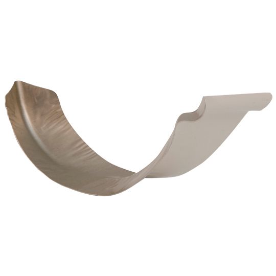 Berger Building Products 6" Half Round Inside Painted Aluminum 90° Strip Miter