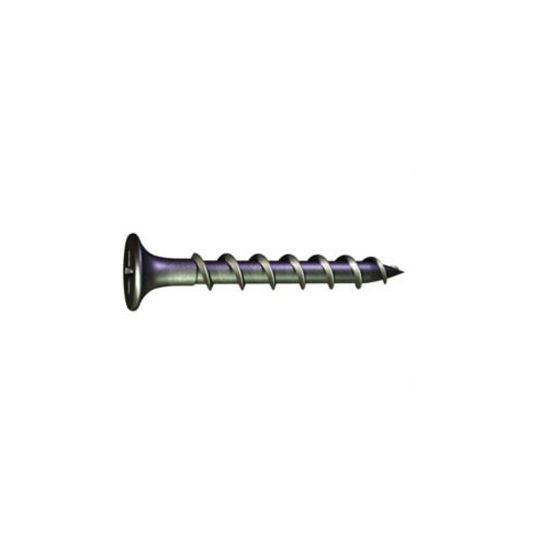 Grabber Construction Products #8 x 3" Bugle-Head Coarse Thread Phillips Phosphate Screws - Carton of 2,000