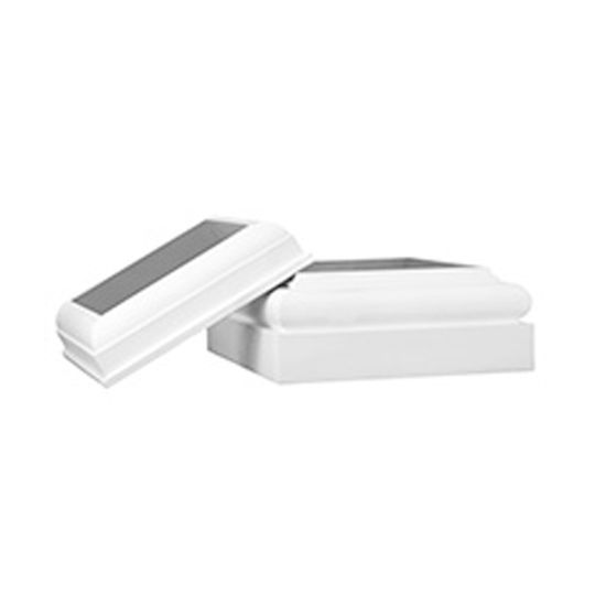HB&G Building Products 8" Square Tuscan Cap & Base Set for PermaCast Columns