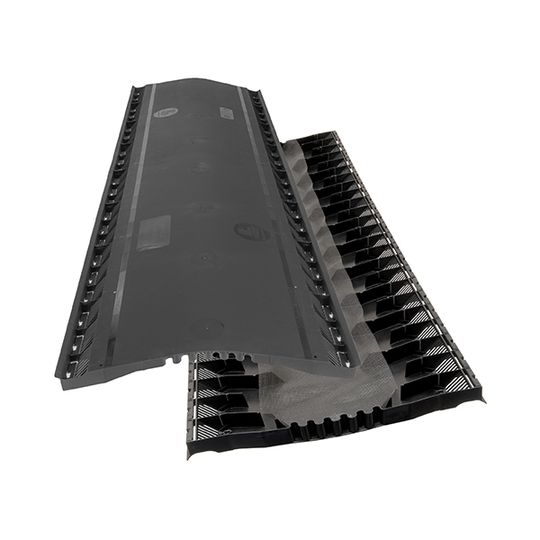 TRI-BUILT OmniRidge Pro Shingle Over Ridge Vent with Filter & Nails