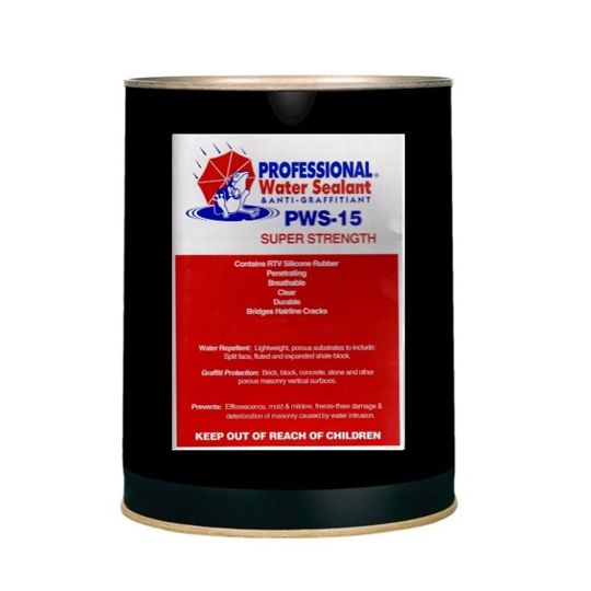 Professional Products of Kansas Professional Water Sealant & Anti-Graffitiant PWS-15 Super Voc <100 - 5 Gallon Pail