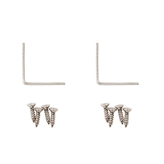 National Hardware 1-1/2" x 5/8" Stainless Steel Corner Brace - Pack of 2