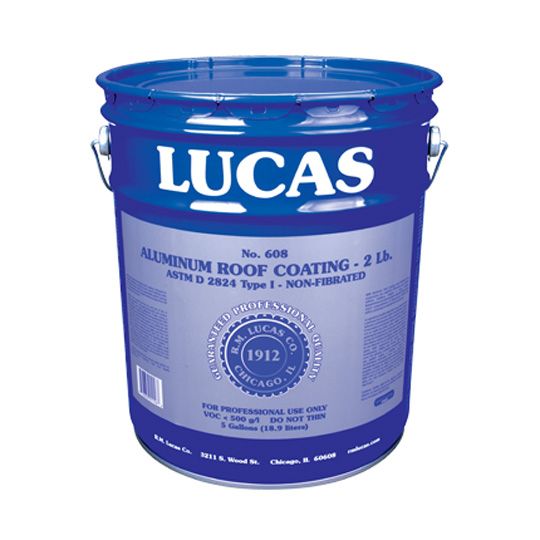 RM Lucas Aluminum Non-Fibrated Roof Coating - 5 Gallon Pail