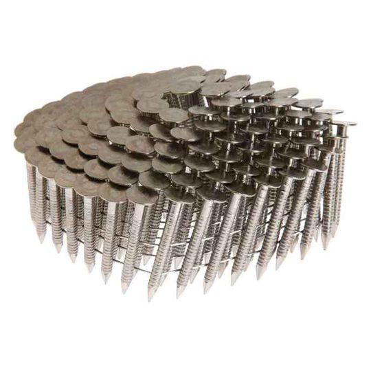 Grip-Rite 7/8" PrimeGuard Max Ring Shank Stainless Steel #304 15° Coil Roofing Nails - Box of 3,600 — NLSSCRRS7836M