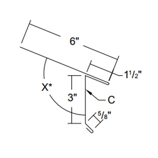 Metal Sales 10' 2" Extended Eave — Flashings — MTSEEFG