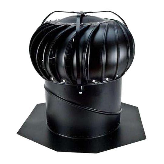 Lomanco 14" Whirlybird Externally Braced Turbine Ventilator — Ventilation and Drainage — LOMBEB14BL