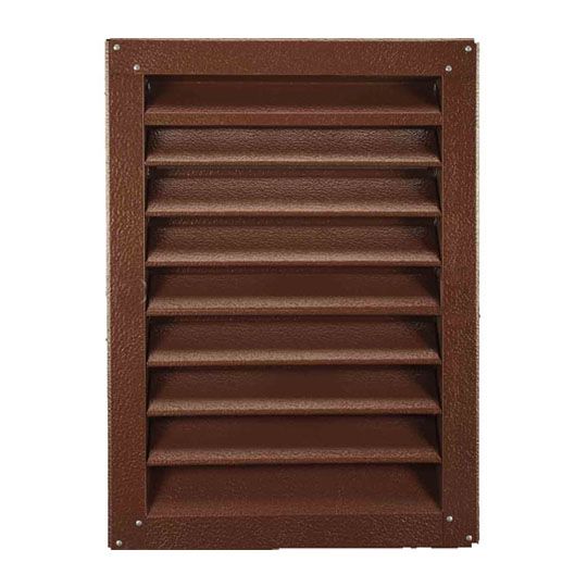 Lomanco 12" x 18" 100-Series Square Flush Mount Gable Louver — LOM1001218BR