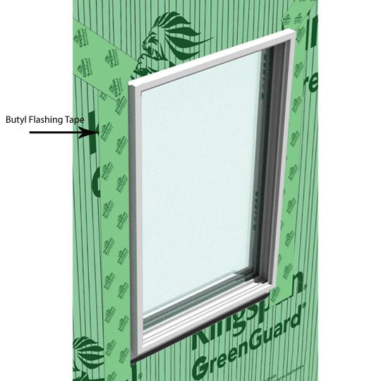 Kingspan Insulation 4" x 75' GreenGuard Butyl Flashing Tape
