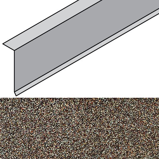 Unified Steel 3-1/2" x 79" Fascia — Metal Roofing — BORF31279TW