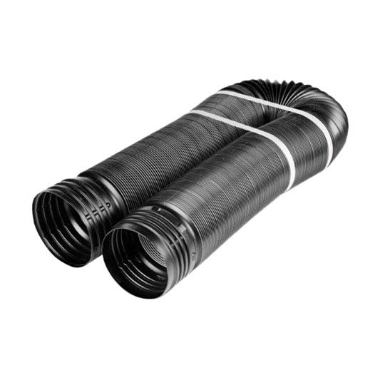 Berger Building Products 4" x 8' Solid Plastic Flex-Drain
