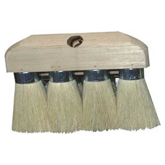 C&R Manufacturing 4 Knot Brush in 8-1/4" Wood Block — CRM4KTB
