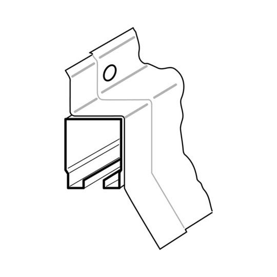 MWI Components BC321 Square Face Mount Weatherproof Track 16 Gauge MP2 — MW3103210012