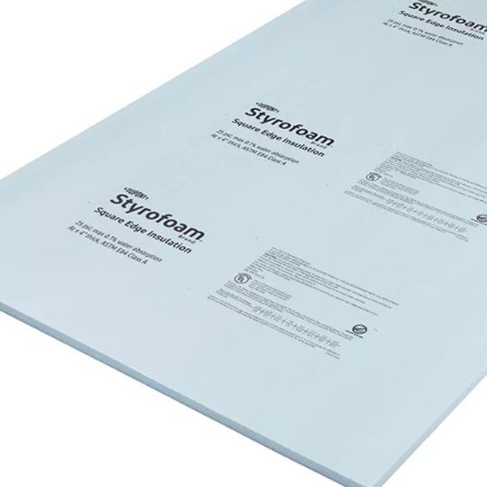 DuPont Styrofoam Brand Square Edge 25PSI XPS Foam Insulation — Commercial Insulation — DDP20SE4825ST